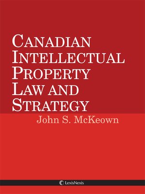cover image of Canadian IP Law and Strategy